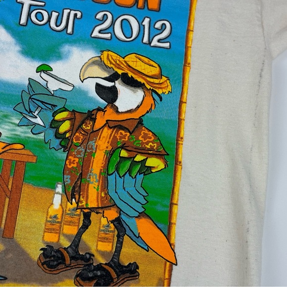 🦜 NWT Jimmy Buffet 2012 Tour T shirt - Picture 6 of 6